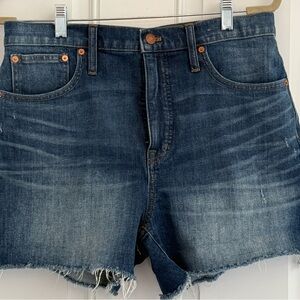 NWOT Madewell High Rise Denim Blue Women's Shorts